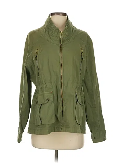 Pre-owned Tommy Hilfiger Jacket In Green