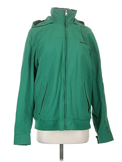 Pre-owned Tommy Hilfiger Jacket In Green