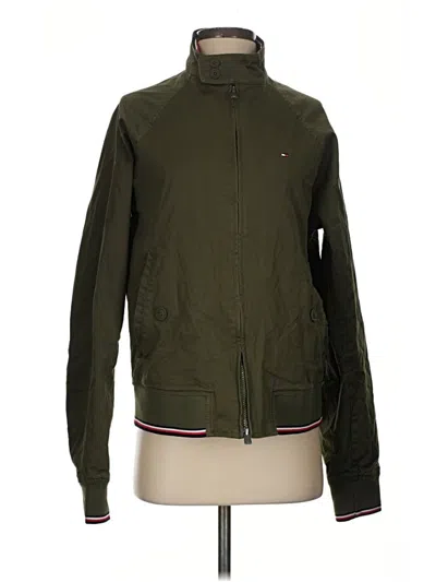 Pre-owned Tommy Hilfiger Jacket In Green