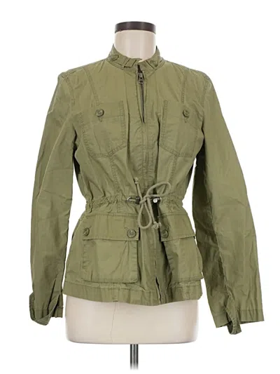 Pre-owned Tommy Hilfiger Jacket In Green
