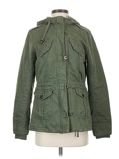 Pre-owned Tommy Hilfiger Jacket In Green