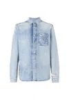 Tommy Hilfiger Jacket Man  Dm0dm21362 Denim Light In Blue