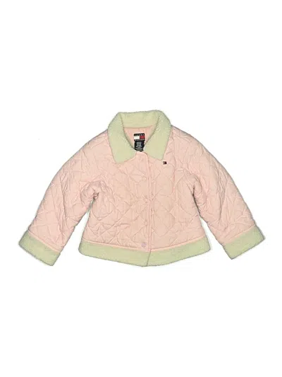 Pre-owned Tommy Hilfiger Kids' Jacket In Pink