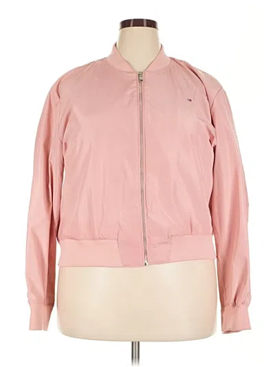 Pre-owned Tommy Hilfiger Jacket In Pink