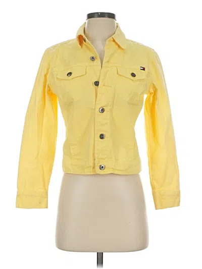 Pre-owned Tommy Hilfiger Jacket In Yellow