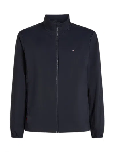 Tommy Hilfiger Jackets And Jackets Man  Mw0mw36601 Lightweight Dw5 Desert Sky Sky In Blue