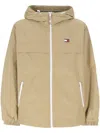 Tommy Hilfiger Beige Polyamide Jacket In Tawny Sand