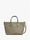 Tommy Hilfiger Jacquard Monogram Crossbody Tote Bag In Multi