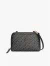 Tommy Hilfiger Jacquard Monogram Mini Crossbody Bag In Gray