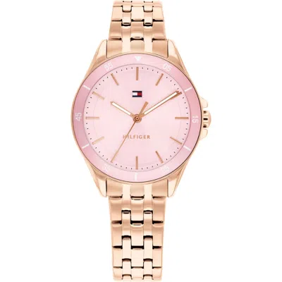 Tommy Hilfiger Jade Bracelet Watch In Pink