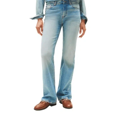 Tommy Hilfiger Jean Bootcut Taille Mi-haute In Blue