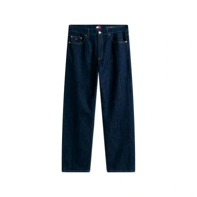 Tommy Hilfiger Jean Cinq Poches En Coton Mélangé In Blue