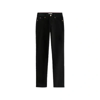 Tommy Hilfiger Jean Slim Taille Mi-haute In Black