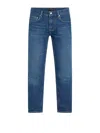 Tommy Hilfiger Denton Straight Fit Jeans With Whiskers In Blue