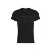Tommy Hilfiger Jeans Black Cotton T-shirt In Black