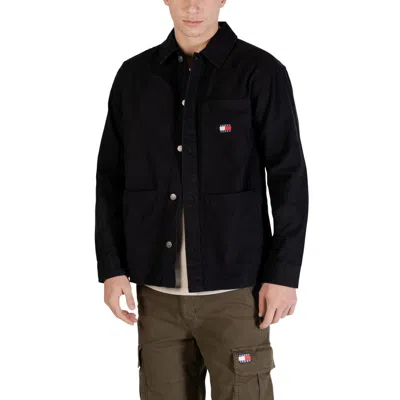 Tommy Hilfiger Jeans Black Recycled Cotton Jacket