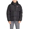 TOMMY HILFIGER JEANS BLACK RECYCLED POLYESTER JACKET