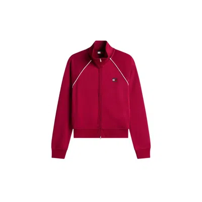 Tommy Hilfiger Jeans Bordeaux Recycled Polyester Sweatshirt