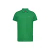 Tommy Hilfiger Jeans Green Cotton Polo Shirt In Green