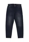 Tommy Hilfiger Jeans Man Isaac Relaxed Denim Denim Dark In Denim Dark