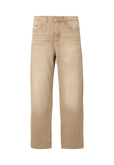 Tommy Hilfiger Jeans Man  Dm0dm21856 Denim Color In Brown