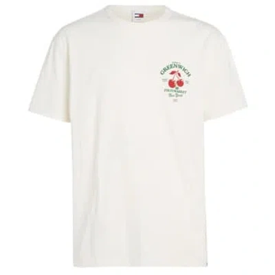 Tommy Hilfiger Jeans Novelty Graphic T-shirt In White