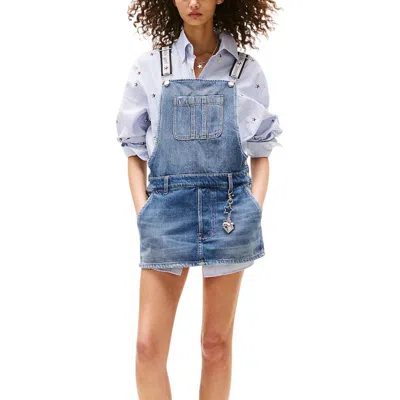 Tommy Hilfiger Jeans Recycled Cotton Women's Rompers In Blue