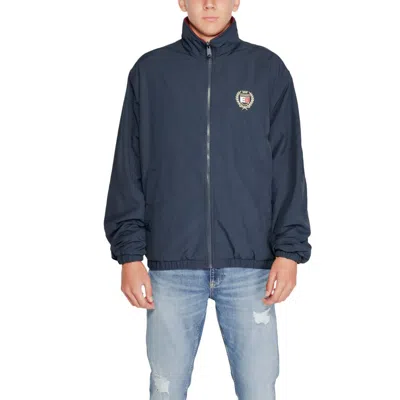 Tommy Hilfiger Jeans Recycled Polyester Men's Jacket In Blue