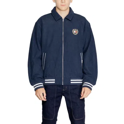 Tommy Hilfiger Jeans Recycled Polyester Men's Jacket In Blue