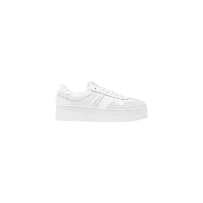 Tommy Hilfiger Jeans White Artificial Leather Platform Sneakers