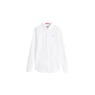 Tommy Hilfiger Jeans White Cotton Dress Shirt