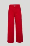 Tommy Hilfiger Jeans Wide Leg Rosso In Rosso