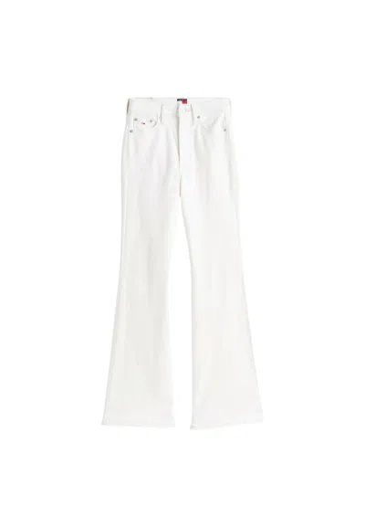 Tommy Hilfiger Jeans Woman  Dw0dw20032 Denim White