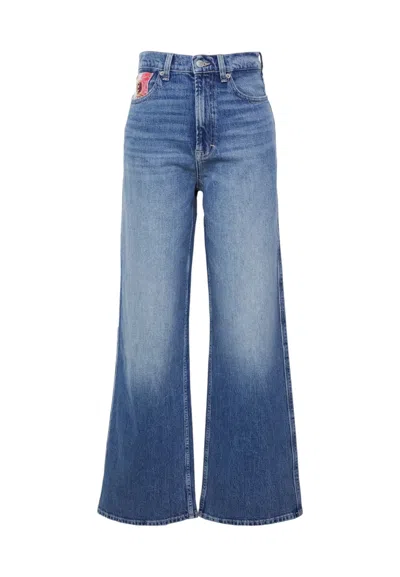 Tommy Hilfiger Jeans Woman  Dw0dw21293 Denim Medium In Blue