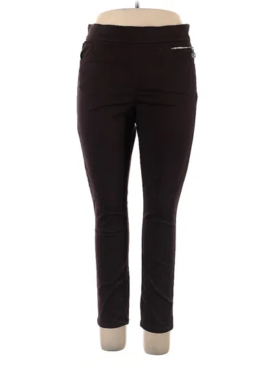 Pre-owned Tommy Hilfiger Jeggings In Black