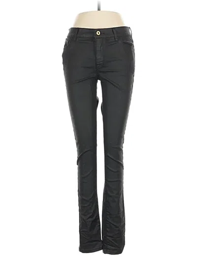 Pre-owned Tommy Hilfiger Jeggings In Black