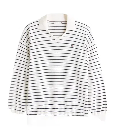 Tommy Hilfiger Jersey Polo Jumper In Multi