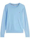 Tommy Hilfiger Round Neck Sweater In Blue