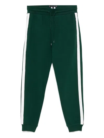 Tommy Hilfiger Jersey Track Pants In Green