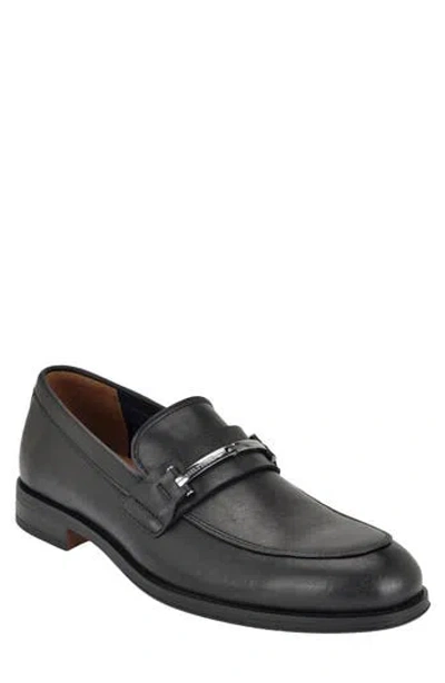 Tommy Hilfiger Jonnty Faux Leather Bit Loafer In Black