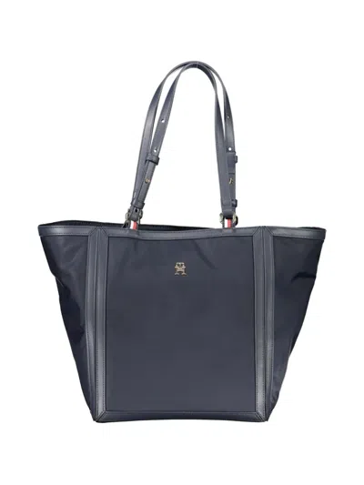 Tommy Hilfiger Julia Logo-detail Tote Bag In Blue
