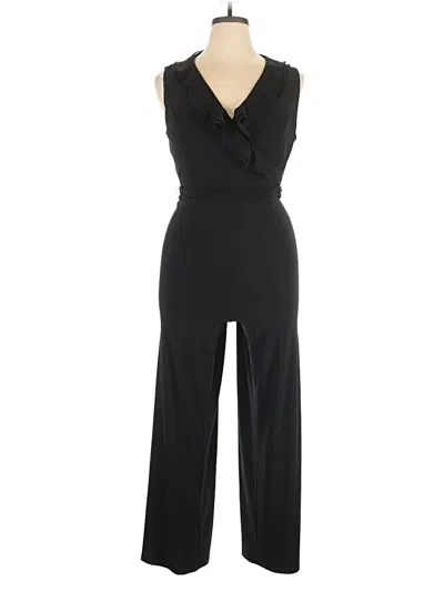 Pre-owned Tommy Hilfiger Jumpsuit In Black