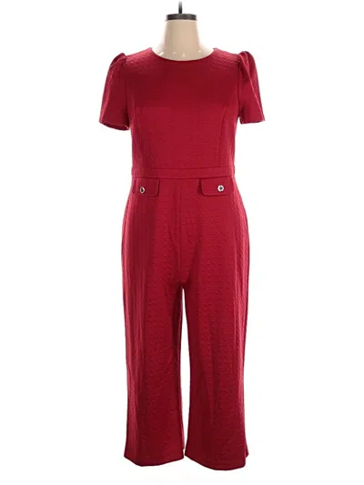 Tommy Hilfiger Jumpsuit In Burgundy