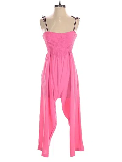 Pre-owned Tommy Hilfiger Jumpsuit In Pink