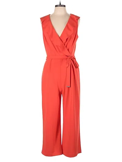 Pre-owned Tommy Hilfiger Jumpsuit In Red