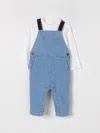 Tommy Hilfiger Baby Boys Denim Dungaree Set In Denim