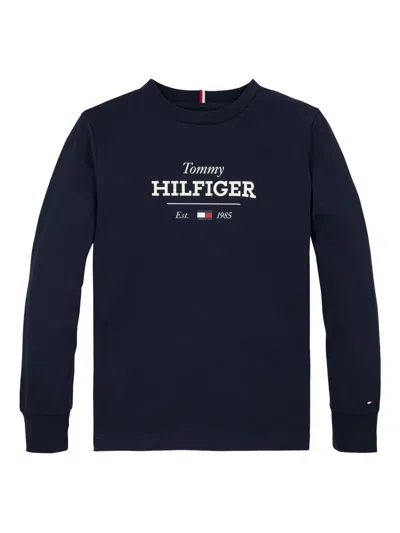 Tommy Hilfiger Junior Kids' 1985 Collection T-shirt In Blue