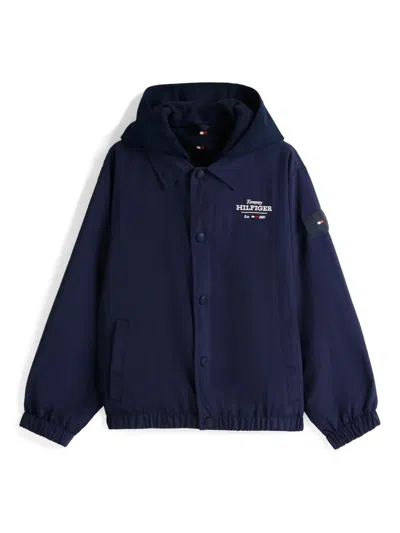 Tommy Hilfiger Junior Kids' 3-in-1 Hooded Jacket In Blue