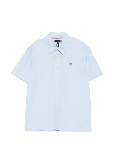 Tommy Hilfiger Junior Kids' Buttoned Shirt In Blue