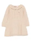 Tommy Hilfiger Junior Cable Sweater Dress In Neutral